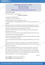 Đề thi giữa kì 1 Văn 7 - Đề số 15